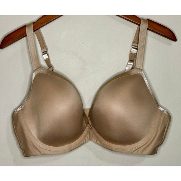 Cacique Underwire Bra Women's Size 38DD Tan Nude  No Padding  Lane Bryant - Picture 1 of 11